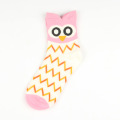 Dot Owl Cartoon Design de haute qualité Coton Coton Fashion Fonction drôle femme personnalisée en gros chaussettes heureuses